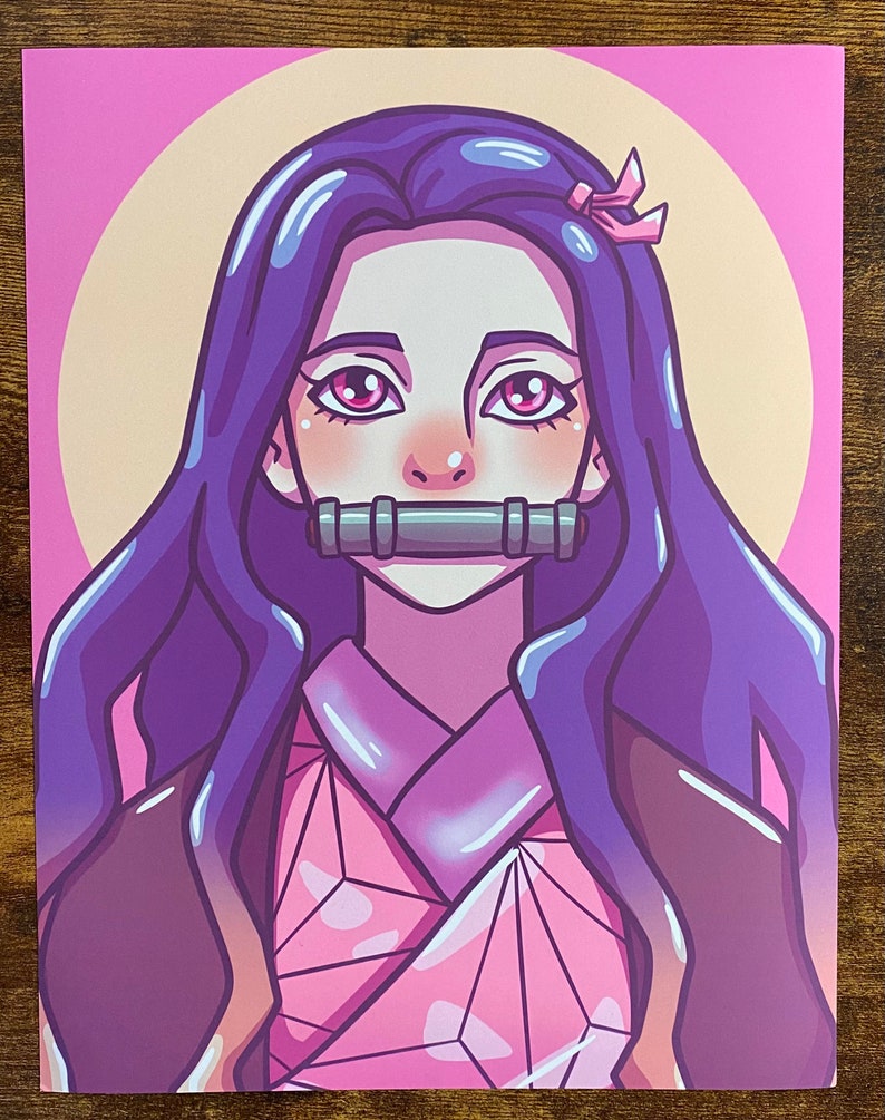 Demon Girl Anime Art Print - Etsy