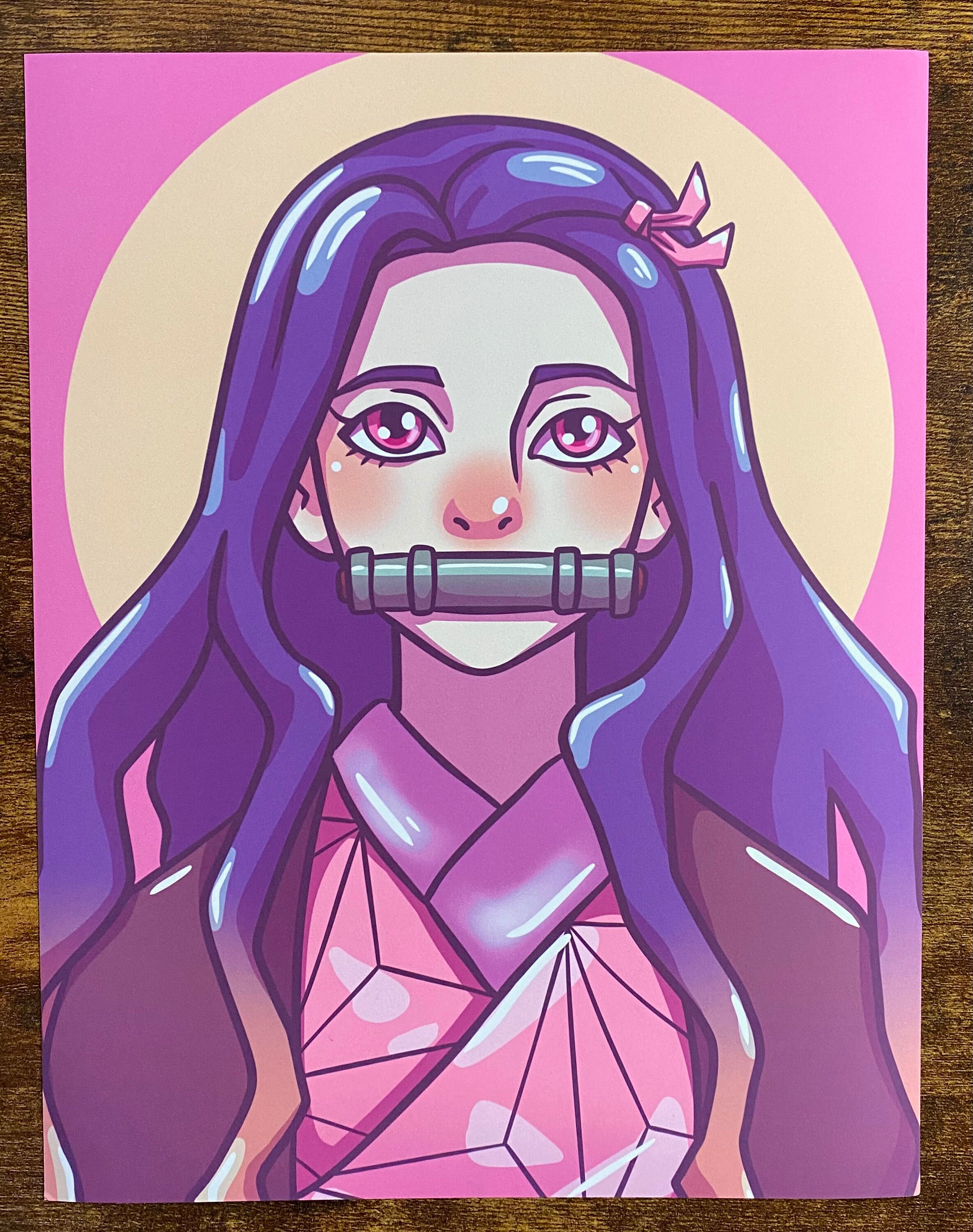 Demon Girl Anime Art Print Etsy