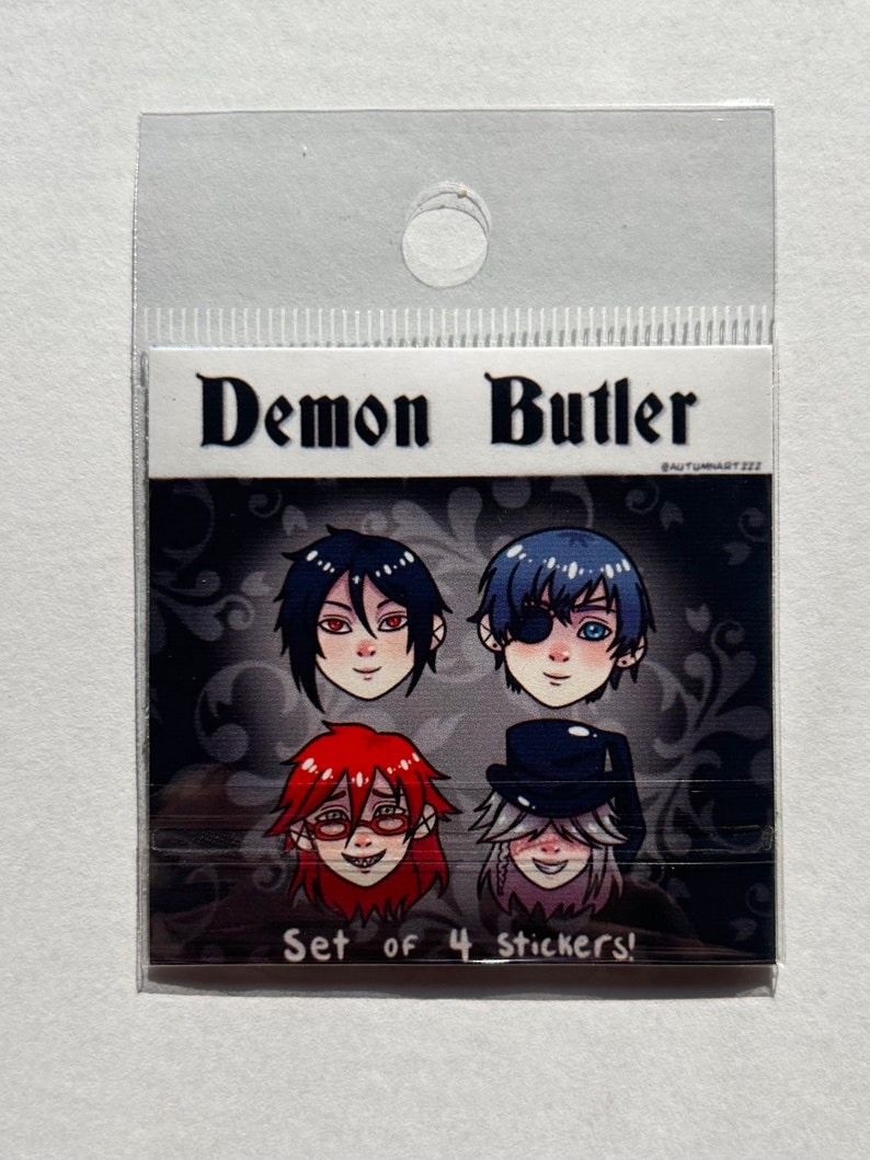 Demon Butler Sticker Pack - Etsy