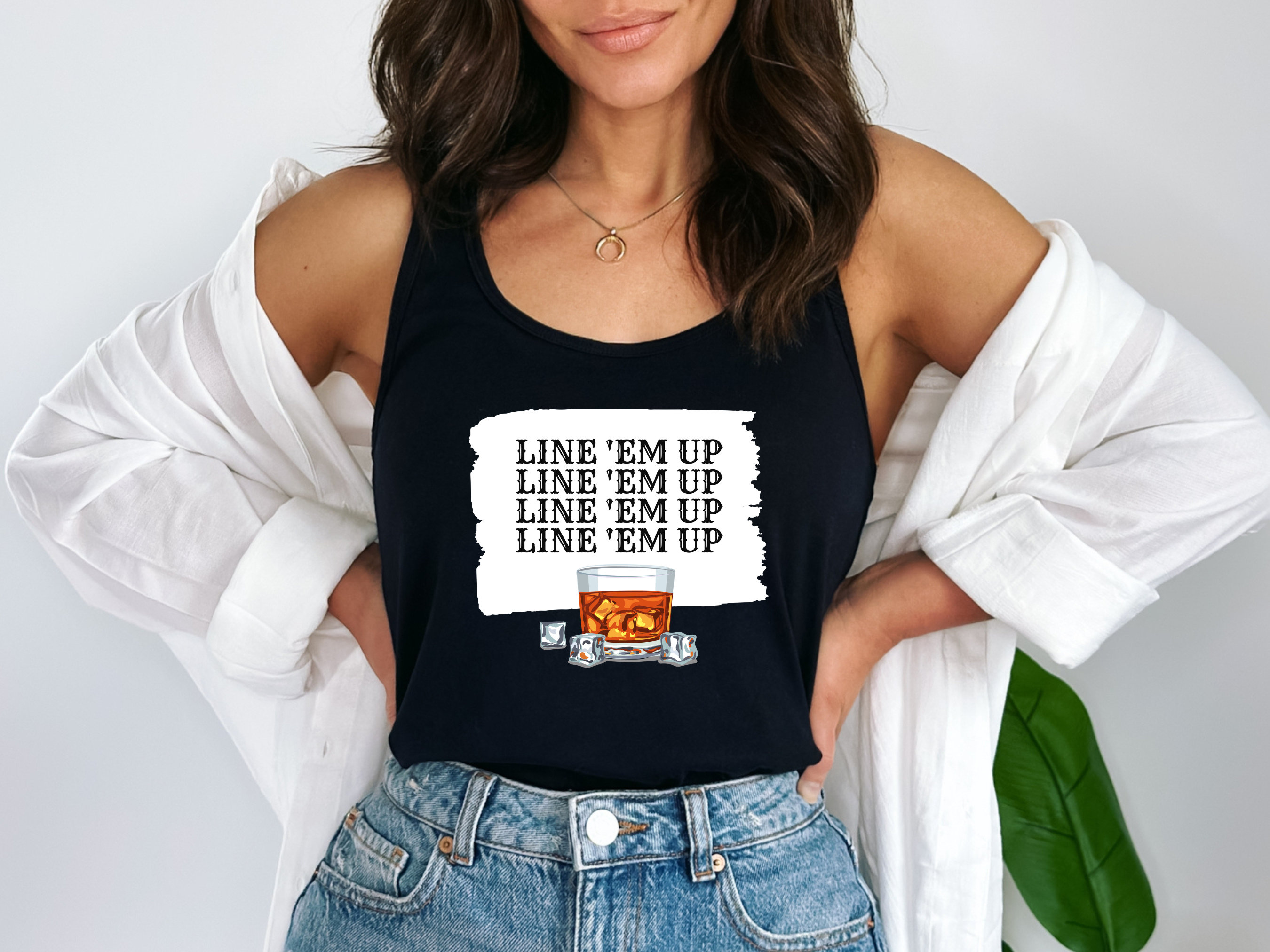 Whole Lotta Outlaw Black Tank Crop Top - Morgan Wallen