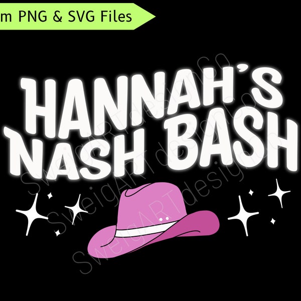 Custom Nashville Bachelorette Party Image - PNG & SVG - Nash Bash