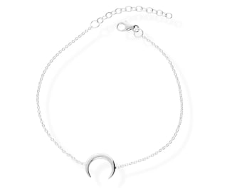 Bracelet Women 925 Silver – viTalisman Bracelet with Moon