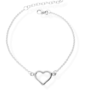 Pulseira feminina, prata 925, AK-23