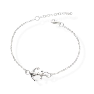 viTALISMAN Women&#39;s Bracelet Anchor Sterling Silver - Bracelet Love - Pendant Silver Chain - ak9