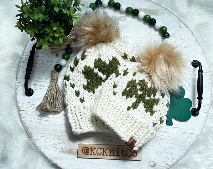 Jeanie Shamrock Beanie