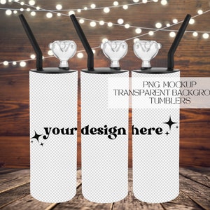 20oz Hookah Tumbler PNG Mockup Transparent Background