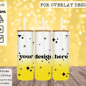 20oz gradient frosted  mockup, full view wrap mockup, mockup for overlay design, product mockup