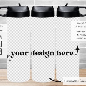 20 Unzen Skinny Tumbler PNG Mockup mit transparentem Hintergrund