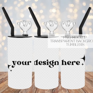 22oz Hookah Tumbler PNG Mockup Transparent Background