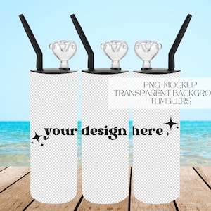 20oz Hookah Tumbler PNG Mockup Transparent Background