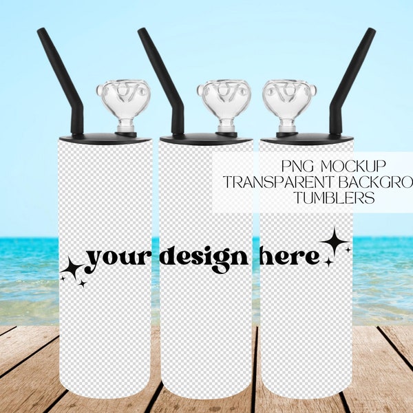 20oz hookah tumbler mockup, full view wrap mockup, hookah mockup