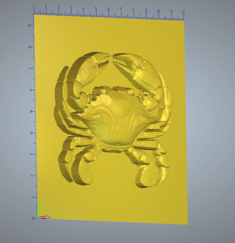 Crab Stl File for CNC Router - Etsy