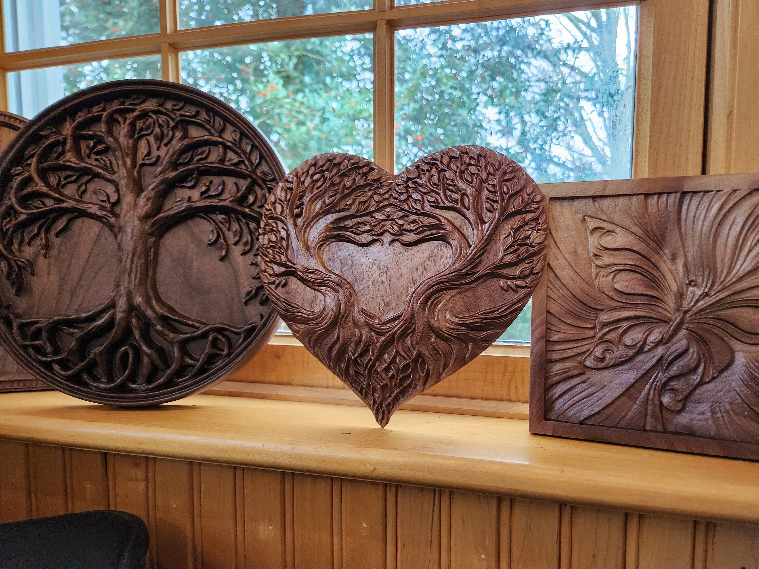 Trees in Heart Stl File for CNC Router - Etsy