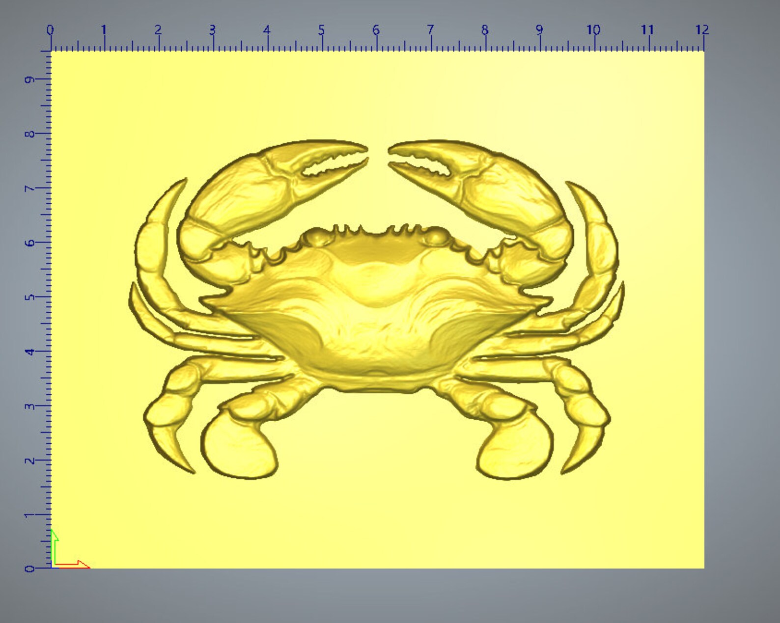 Crab Stl File for CNC Router - Etsy