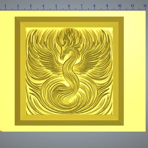 Phoenix stl-bestand voor CNC-router