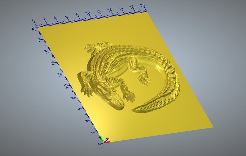 Alligator Ruler Alligator Stl File for CNC Router - Etsy