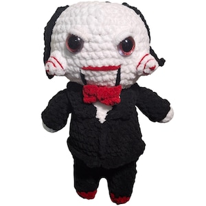 Horror theme crochet plushie doll-large, horror plush, horror gift
