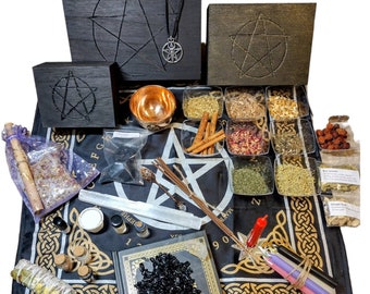 Witch Starter Kit, witchcraft, witch, witch kit, witchcraft supplies, wiccan, witch supplies, witchy, witch altar