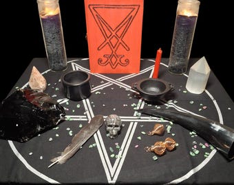LUCIFER Altar.  EVERYTHING you need!!!