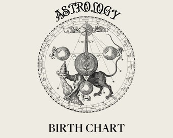 Birth chart analysis, natal chart reading, gift for a loved one