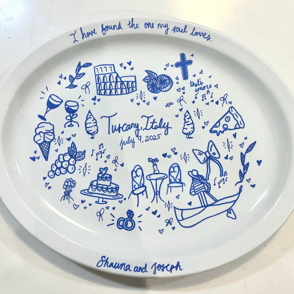 Handmade Custom Personalized Ceramic Platter - Etsy