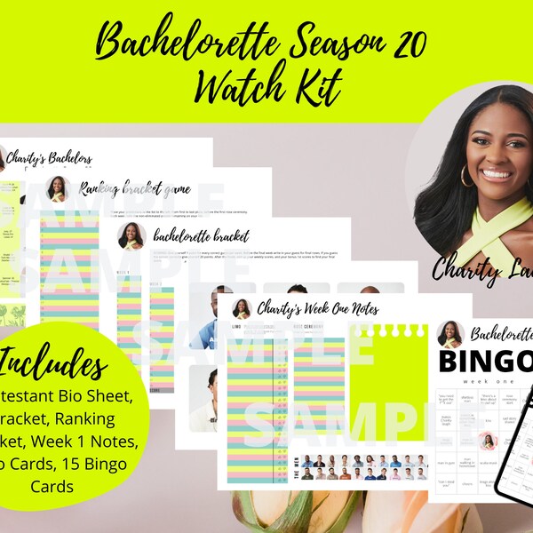 Bachelorette Bingo - Etsy
