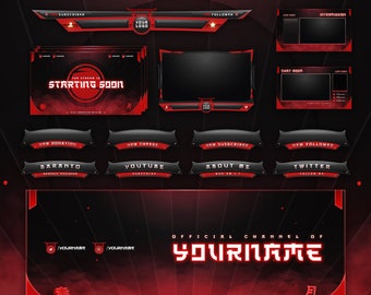 Animated Lightning Proto Overlay Twitch Package Instant Download ...