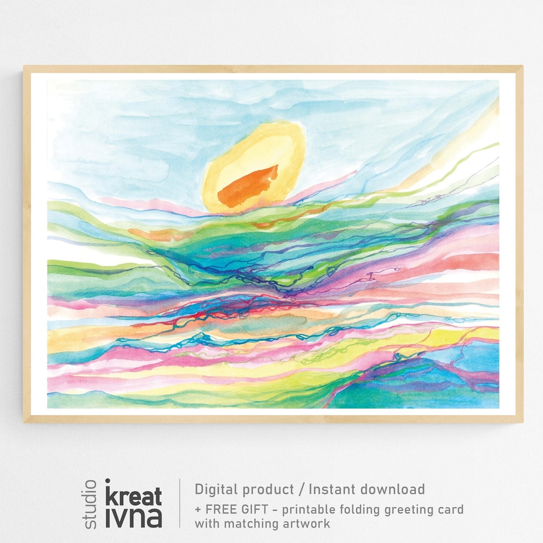 Spiritual Wall Art for Positive Energy and Self Care With the Feeling