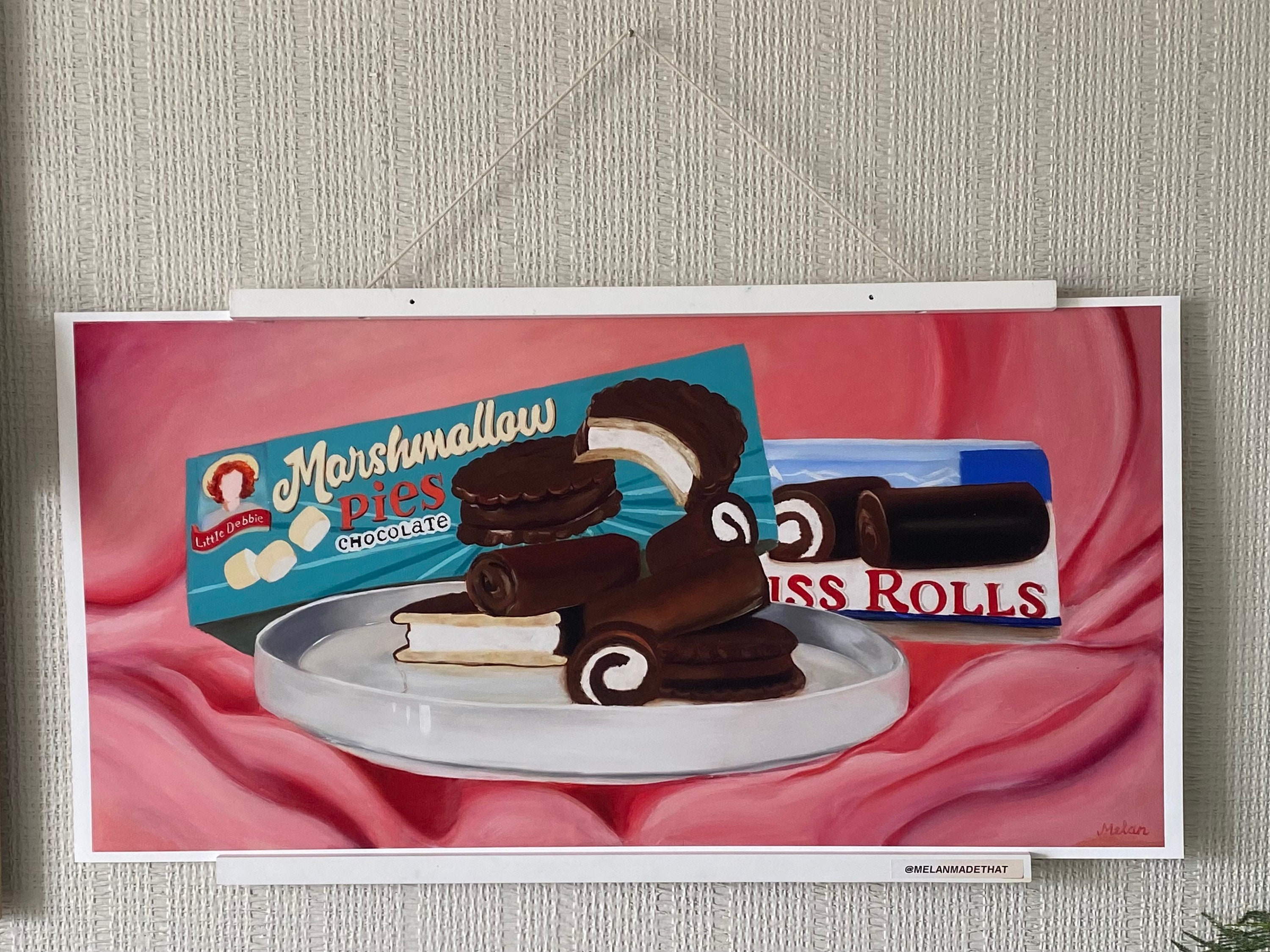 Marshmallow Pies Print Etsy