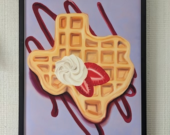 Texas Waffle Print