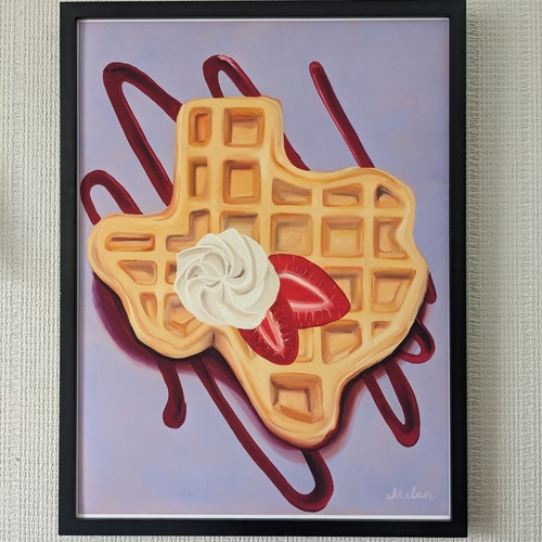 Texas Waffle Print