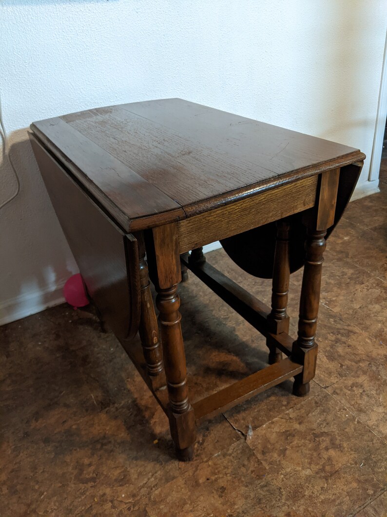 Antique Gate Leg Table Etsy