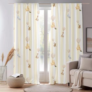 Winnie de Poeh verduisterende gordijnen, kinderkamerdecoratie