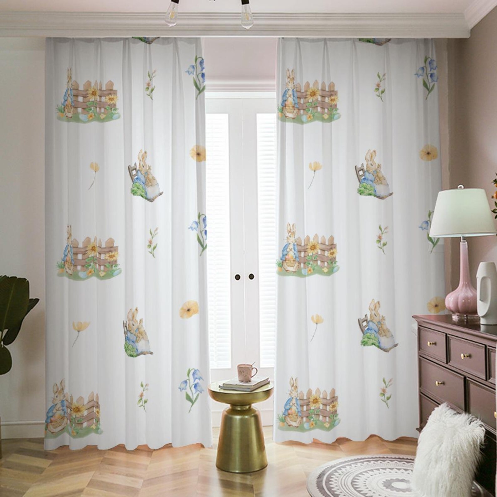 Peter Rabbit Blackout Curtains – Kids Nursery Decor - Etsy