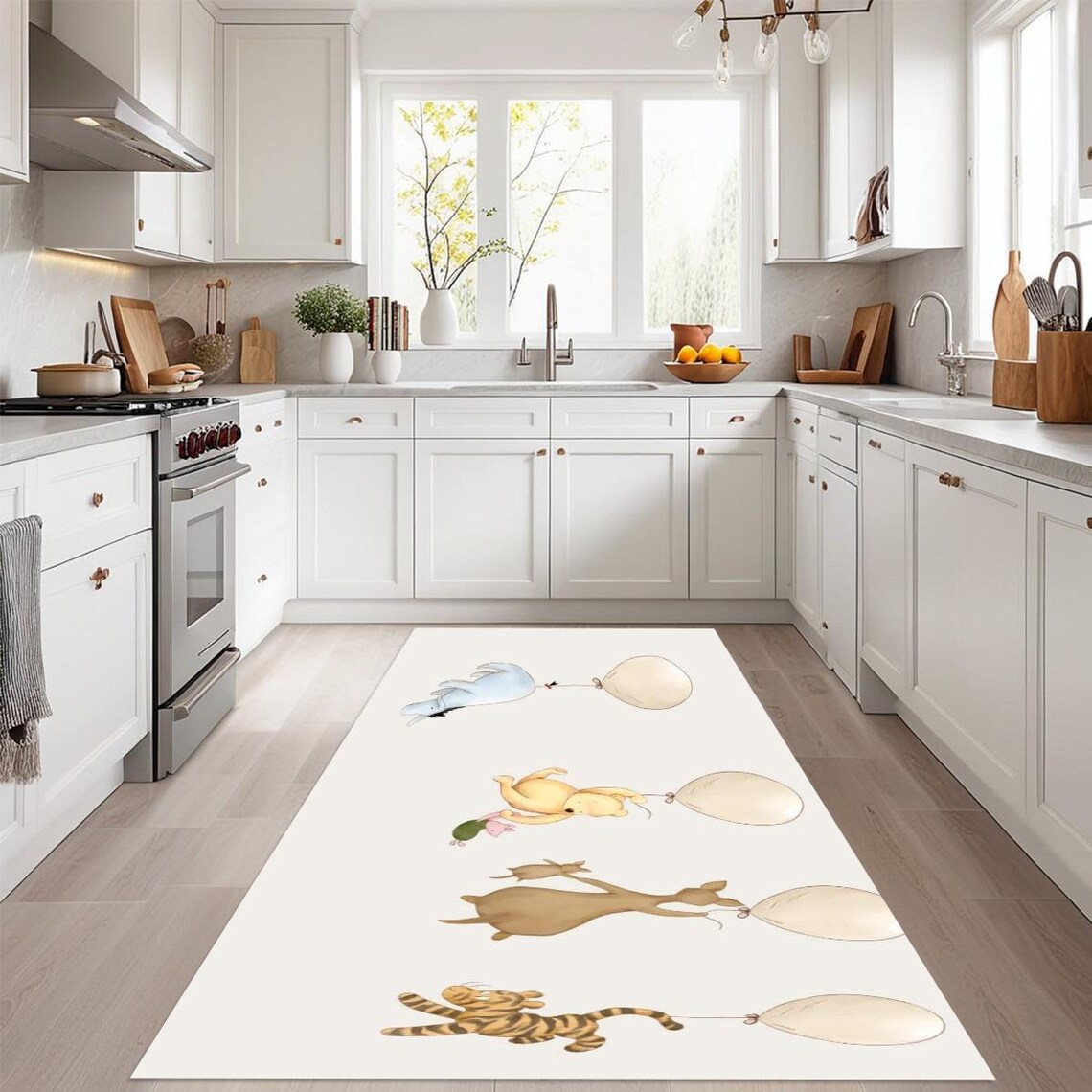 Winnie the Pooh Rug, Rectangular Rug, Pooh Floor Carpet, Winnie the ...