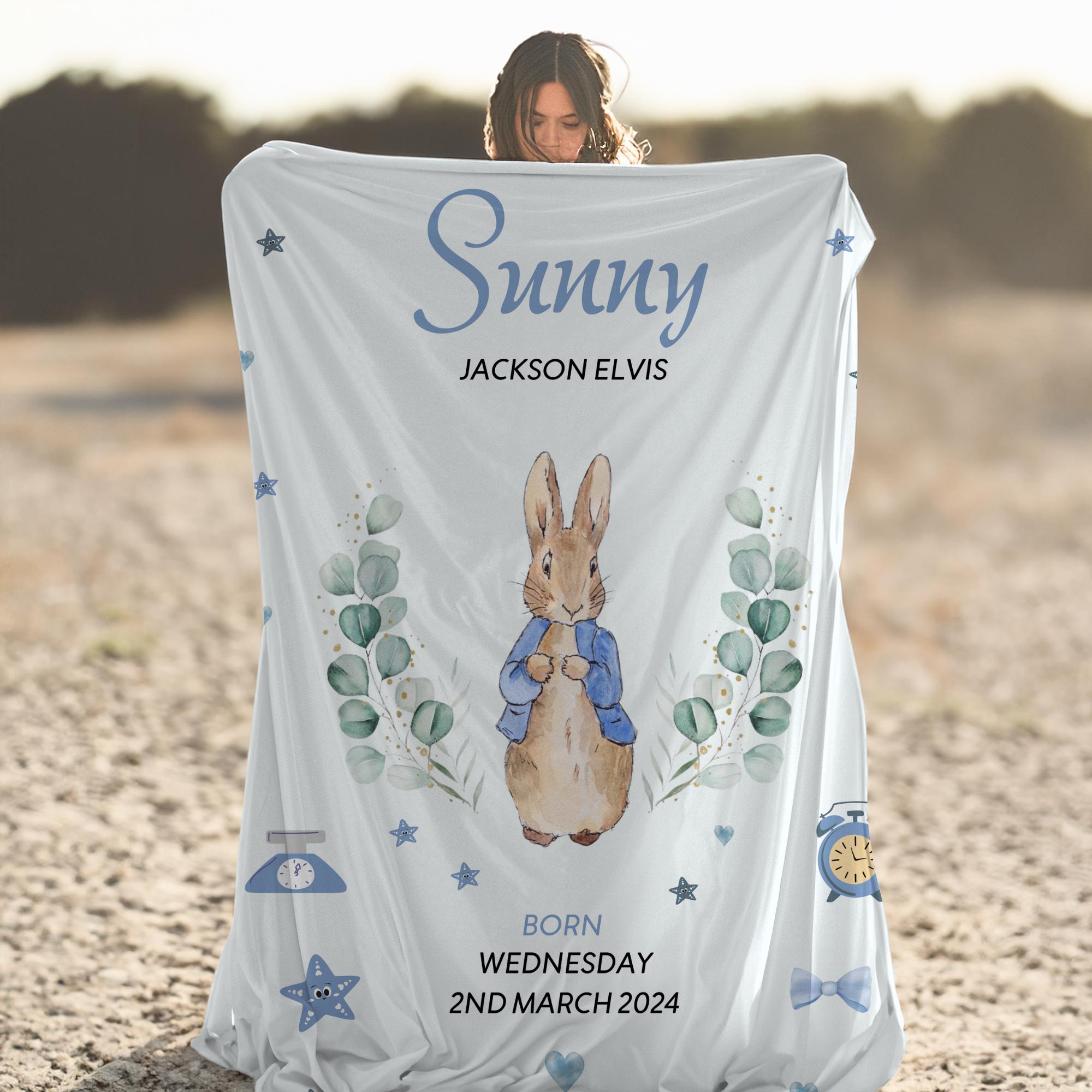 Peter Rabbit Blanket Etsy Canada