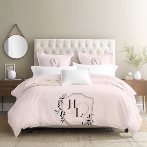 Wedding Personalized Duvet Cover Set - Custom Bedding, Unique Housewarming Gift, Custom Name Quilt, Lovers Bedding, Anniversary Present