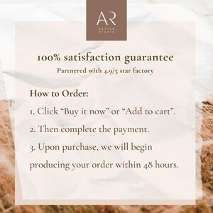 a paper with a description of how to order