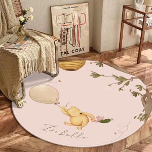 Winnie the Pooh Round Rug - Etsy