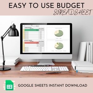 Budget Spreadsheet Template | Easy to Use | Instant Digital Download for Google Sheets