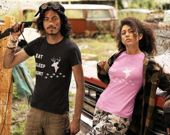 Eat Sleep Hunt Shirt, Hirsch Jagd Shirt, Unisex Jagd Shirt, Vatertag Geschenk, Geschenke für Ihn