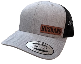 Husband Hat / Husband Patch Cap / Husband Birthday Gift / Anniversary Gift / Wedding Gift / Snapback / Trucker Hat / Christmas Gift