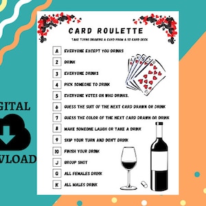 Card Roulette drinking game