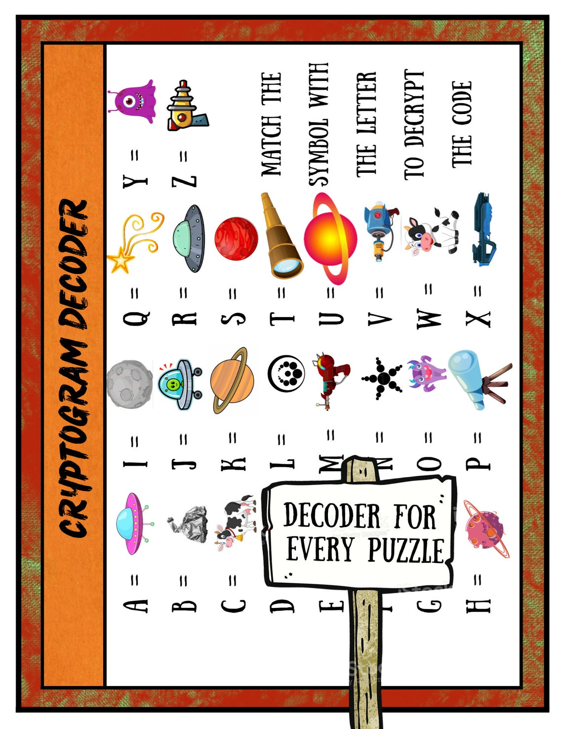 Alien Escape Room Printable Party Game Escape Room Kit Birthday Party