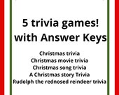Trivia Game Bundle! Christmas party game