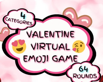 Virtual Valentine Emoji Game || Party Game || Virtual Quiz Night Game for Zoom || PowerPoint Games For Boys & Girls || Virtual Emoji Quiz