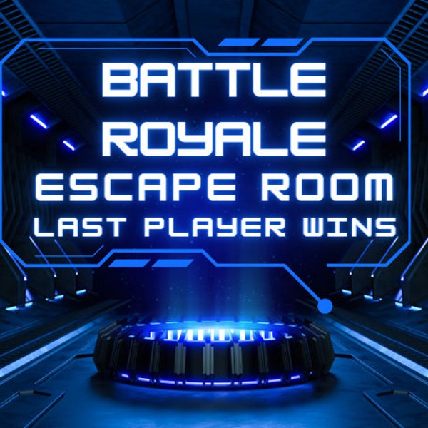 Battle Royale Escape Room for Teens/Kids - Printable Party Game - Escape Room Kit - Birthday Party Games - Kids Puzzles - Family game