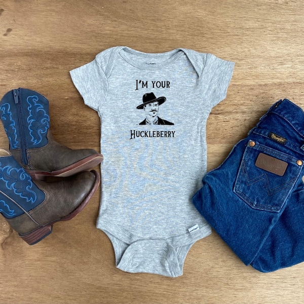 Huckleberry Baby Onesie | Western | Country |cowboy | tombstone | doc Holiday