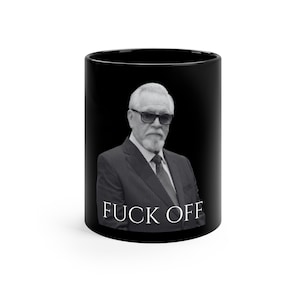 Logan Roy Black Glossy Mug 11oz