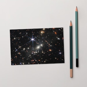 JWST James Webb Space Telescope Deep Fields Postcard